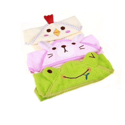Animal Hooded Bath Towel Bathrobe