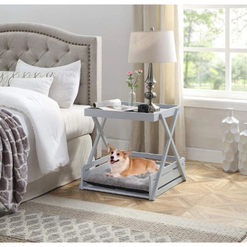 Pet Dog Bed Frame with Removable Cushion