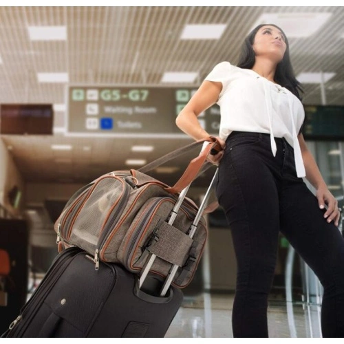 Double Expandable Airline Approved Pet Carrier