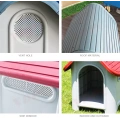 Plastic kennel dog house
