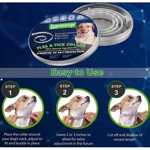 Flea and Tick Prevention Dog Collar