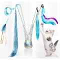 Interactive Kitten Cat Wand Toy