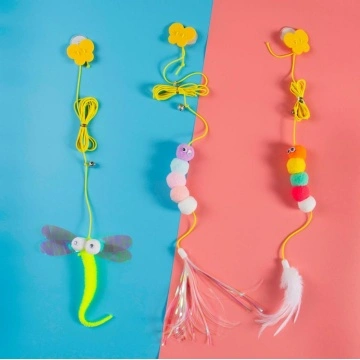 Cat Toys Kitten Toys Jump Exercise Interactive Toy