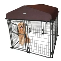 Outdoor Heavy Duty Kennel with Roof
