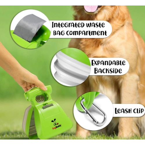 Heavy Duty Dog Waste Cleaner with Bag Dispenser