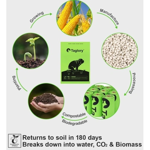 Biodegradable Corn Starch Leak Proof Dog Poop Bags