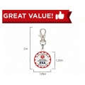 2 Pet Dog ID Metal Tags