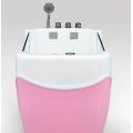 Plastic pet bath tub for dog shower
