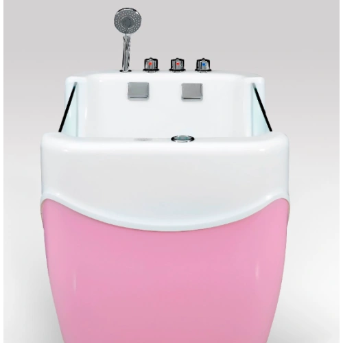 Plastic pet bath tub for dog shower