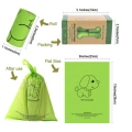 Compostable pet dog poop bag