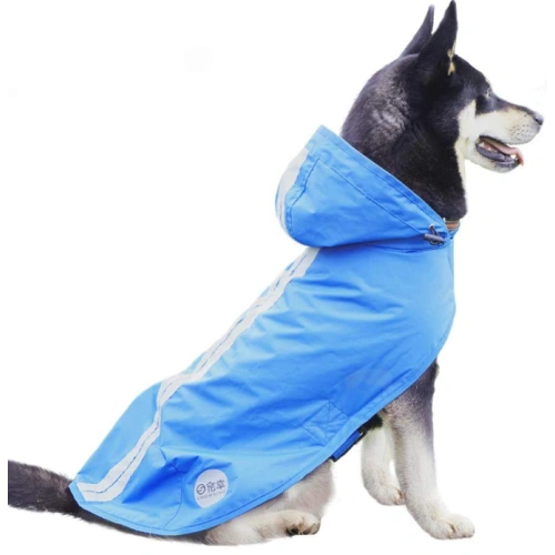 Reflective Dog Raincoat Hood