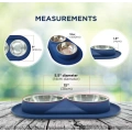 Double Stainless Steel Dog Bowls