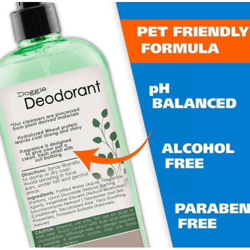 Deodorizing and Refreshing Pet Deodorant for Dogs