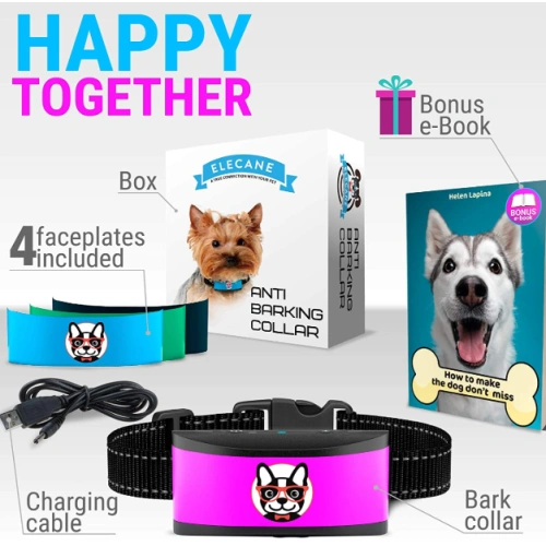 Dog Training No Shock Bark Collar
