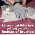 Enhanced Five Finger Pet Grooming Glove