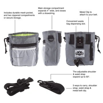 Dog Treat Bag- 4-Way Wear