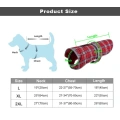 British Plaid Dog Coats for Medium Large Dogs