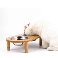 Bamboo Pet Cat Dining Table