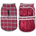 British Plaid Dog Coats for Medium Large Dogs