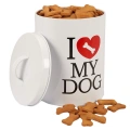 Large Pet Food Metal Canister