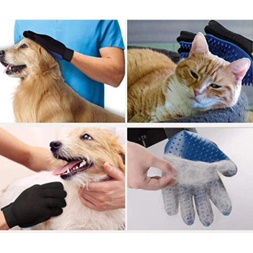 Pet Grooming De-shedding Gloves