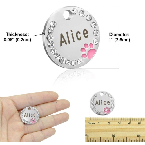 Stainless Steel Pet ID Tags
