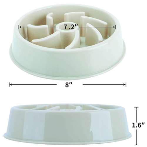 Anti-Gulping Pet Slower Food Dish