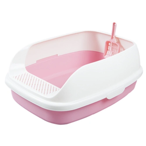 High sided cat litter boxes