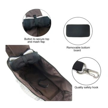 Light Grey Pet Sling Carrier