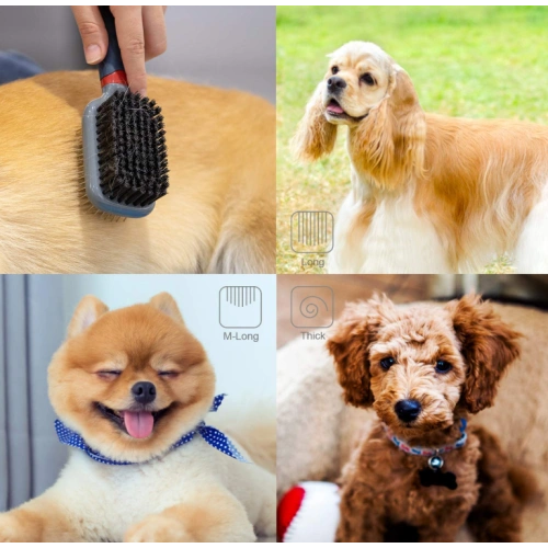 Detangling-Dog Comb and Brush Set