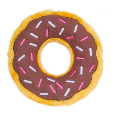 Donutz Squeaky Plush Dog Toy