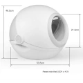Fully Enclosed Cat Toilet Integrated
