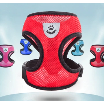 Breathable Reflective Dog Harness with Leashes