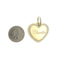 Metal Heart Shape Pet ID Tags
