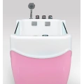 Plastic pet bath tub for dog shower