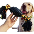 Durable Dog Chew Toys Combine Ball Rope