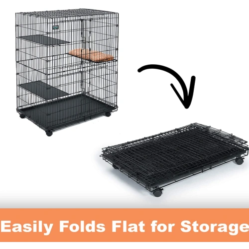 Cat Playpen WIth 3 Perching Shelves