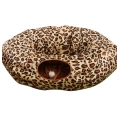 Cat Dog Tunnel Bed toy with Cushion
