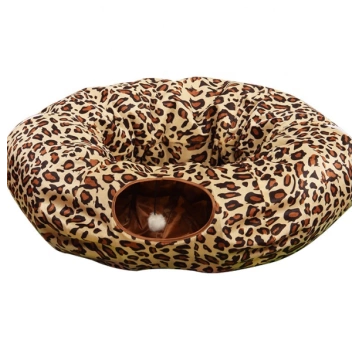 Cat Dog Tunnel Bed toy with Cushion
