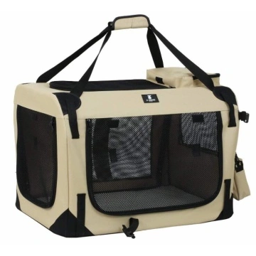 3-Door Folding Soft Dog Crate