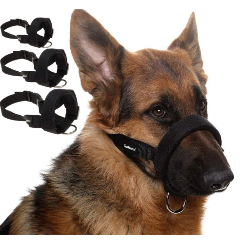 Adjustable Soft Dog Muzzle