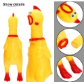 Rubber Chicken Squeaky Dog Toys