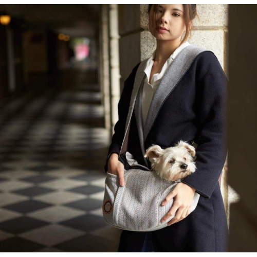 Light Grey Pet Sling Carrier