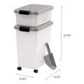 3Piece Airtight Pet Food Container Combo