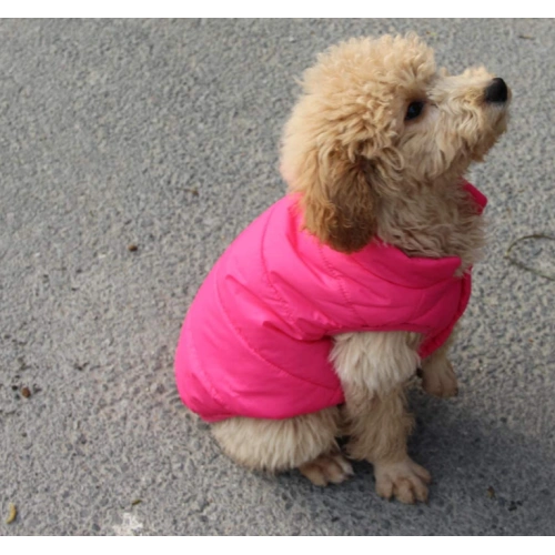 2 Layers Fleece Lined Warm Dog Jacket
