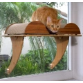 Eco Friendly Bamboo Cat Window Perch