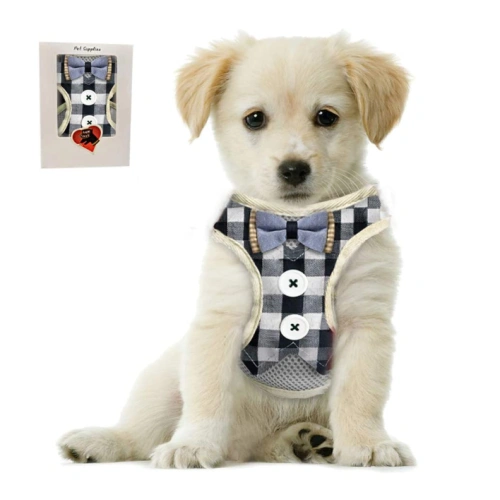 Small Puppy Harness with Bowtie