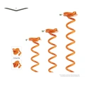 Folding Ring Spiral Ground Stake
