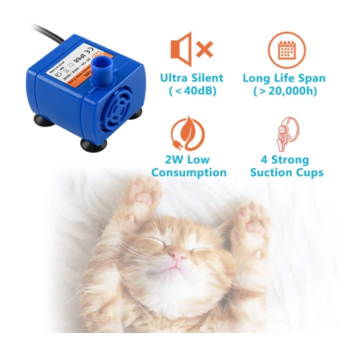 84oz/2.5L Automatic Cat Water Fountain
