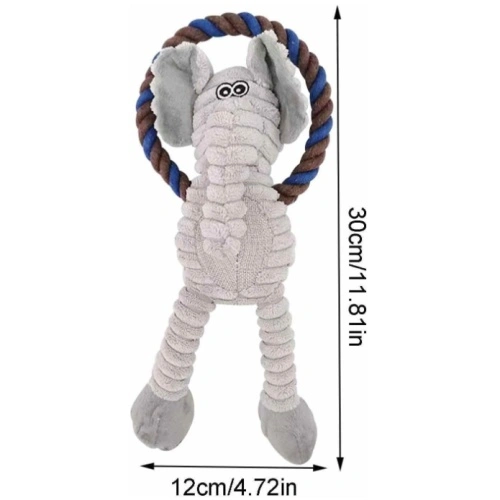 Squeaky Dog Plush Toy